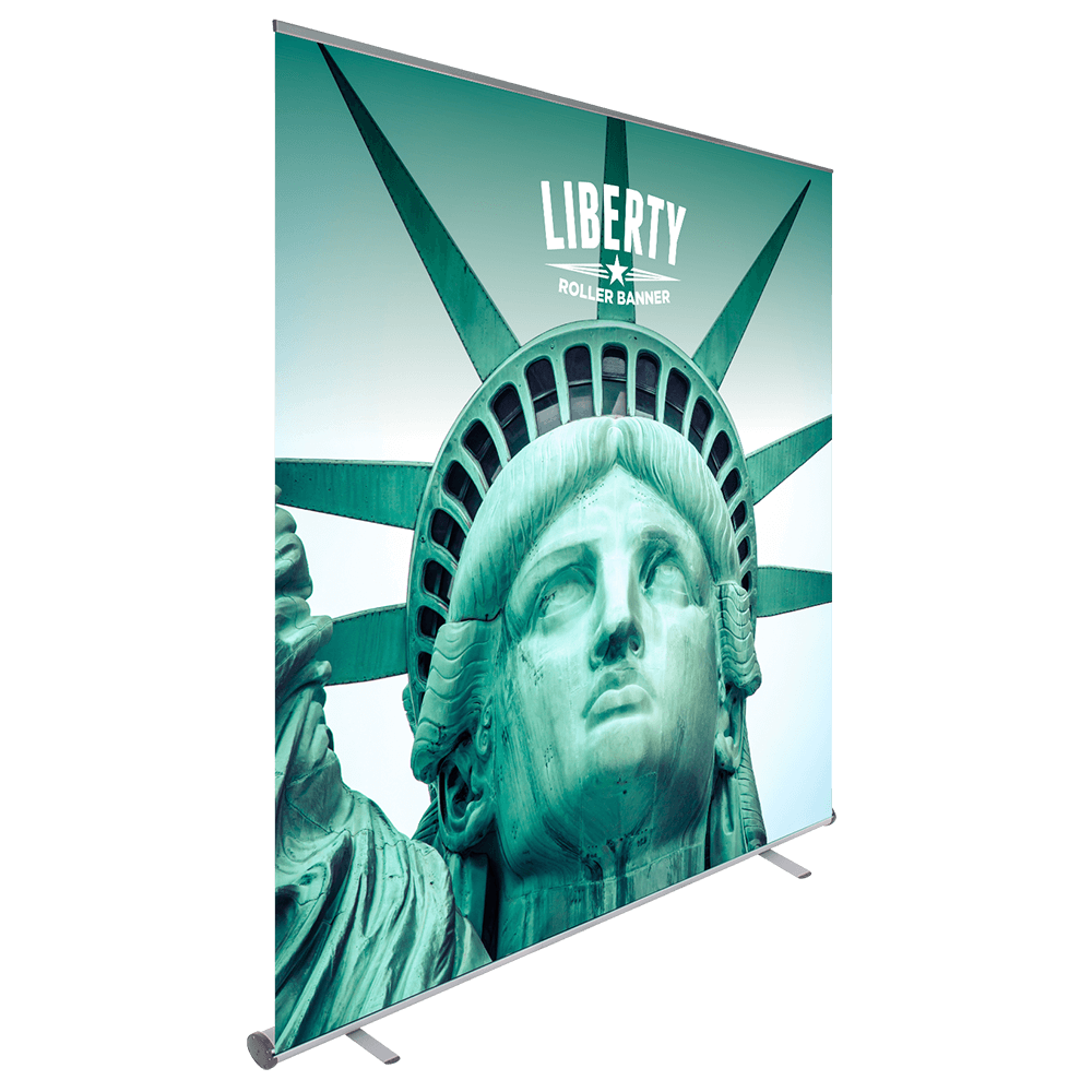 Product image of a wide Liberty Roller Banner